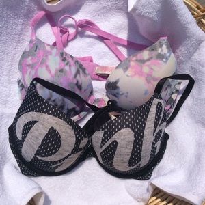 Victoria Secret Pink Bras size 32A
